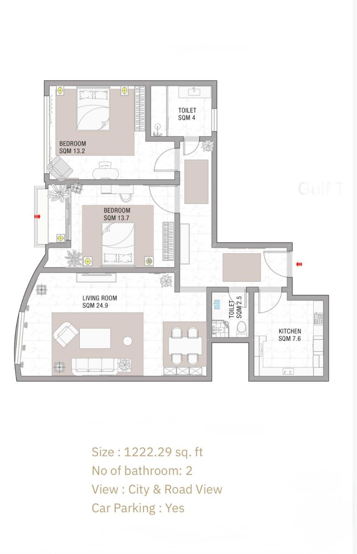 Luxury Two Bedroom Spacious Brand New Ajman